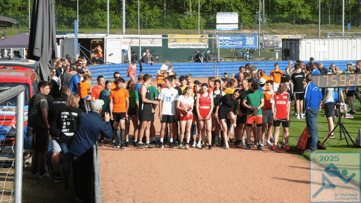 Start zum Hauptlauf ...