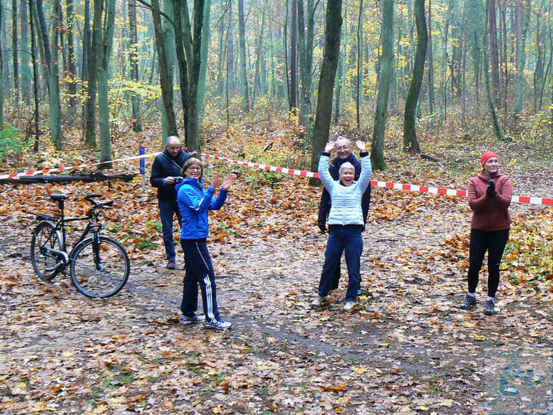 Streckenposten haben Spass